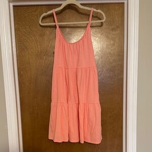Old Navy Coral Spaghetti Strap Dress